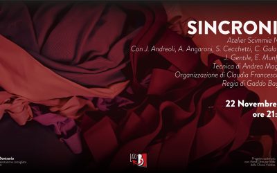 22 NOVEMBRE: SINCRONIE AI LUNEDI’ TEATRALI!
