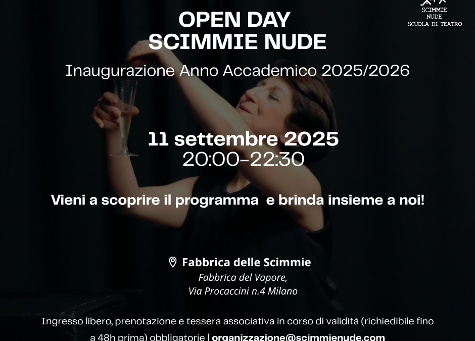 11 settembre 2025 – si inaugura il nuovo anno accademico di Scimmie Nude