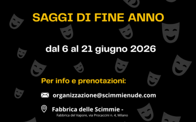 Stanno arrivando i saggi di fine anno