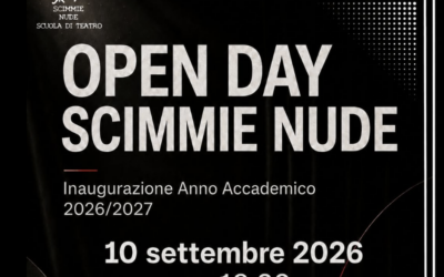Open Day Scimmie Nude: inauguriamo insieme il nuovo Anno Accademico 2026/2027